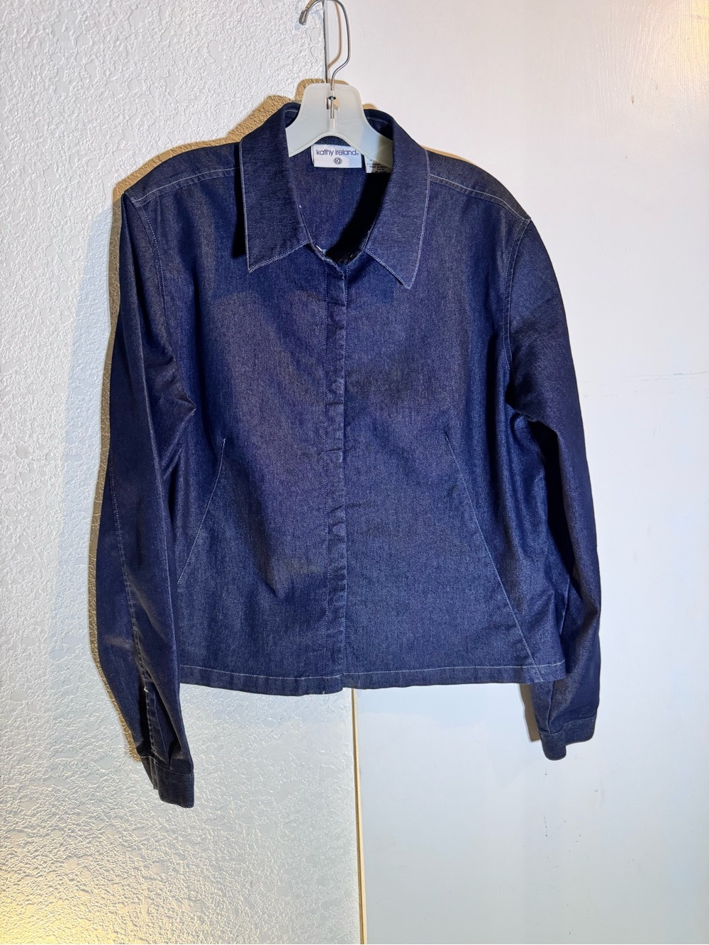 kathy ireland Dark Navy Denim Jacket